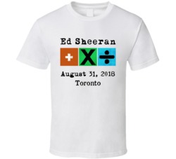 Ed Sheeran Aug 2018 Toronto Concert T Shirt 34546078