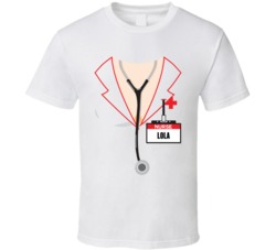 Costume Nurse (add Custom Name) T Shirt 34577954
