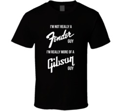 Gibson Over Fender T Shirt 35197351