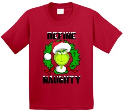 The Grinch Who Stole Christmas Define Naughty T Shirt 35211038