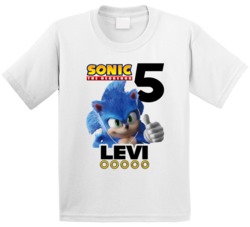 Sonic The Hedgehog 5th Birthday T Shirt 37576809