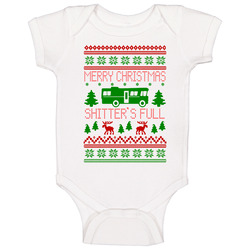 Merry Christmas Shitter's Full Christmas Vacation Baby One Piece 40357403