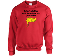I Don't Dislike ALL Americans... Just One! Crewneck Sweatshirt 40357484