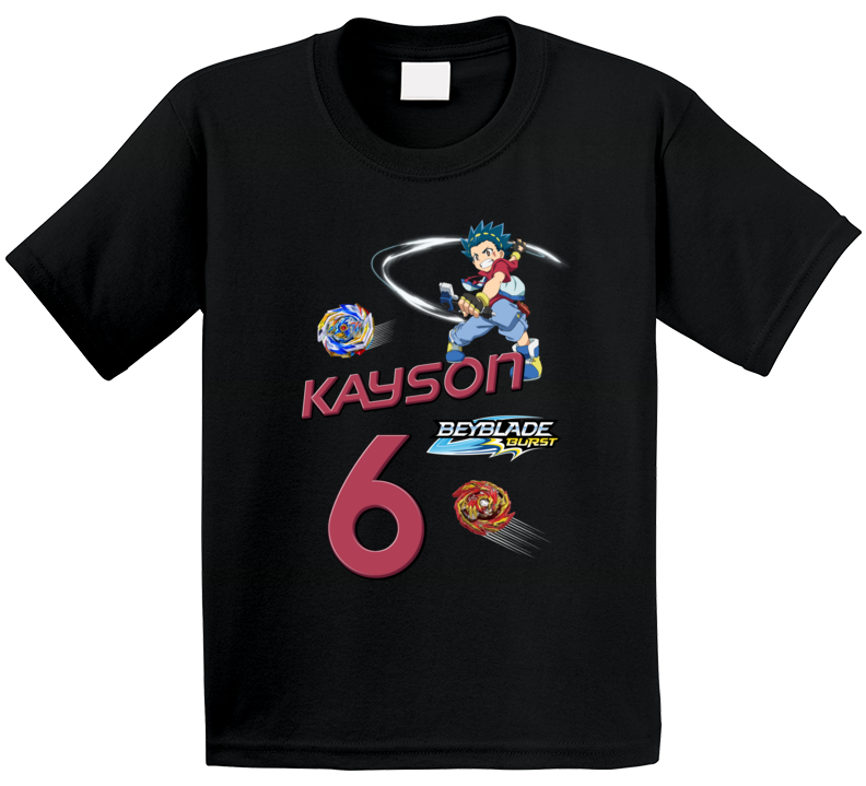 Beyblade Fan 6th Birthday T Shirt