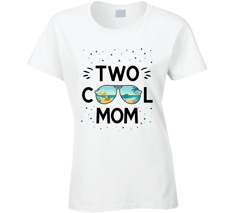 Two Cool 2nd Birthday - Mom Ladies T Shirt