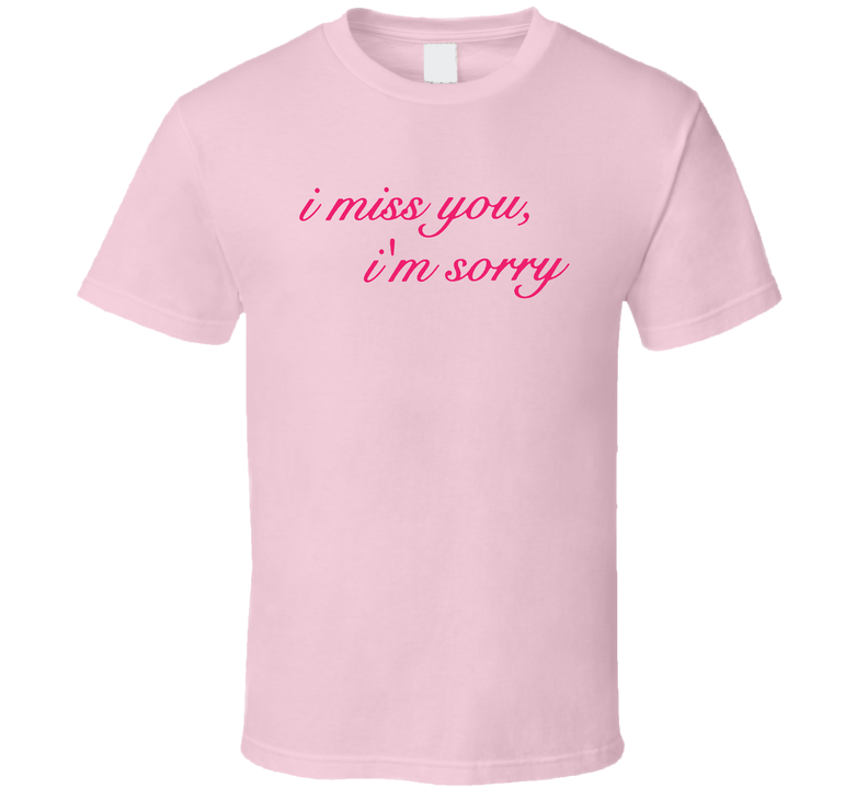 Gracie Abrams Fan I Miss You, I'm Sorry T Shirt Gracie Abrams Fan I Miss You, I'm Sorry T Shirt