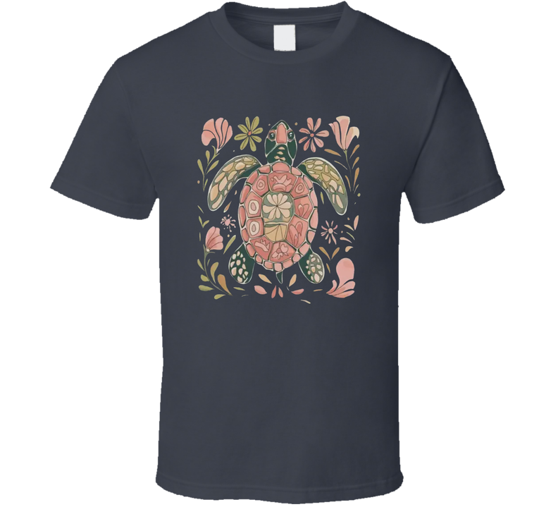 Boho Turtle T Shirt