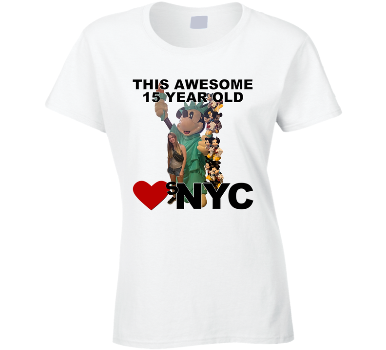 This Awesome 15 Year Old Loves NYC Ladies T Shirt