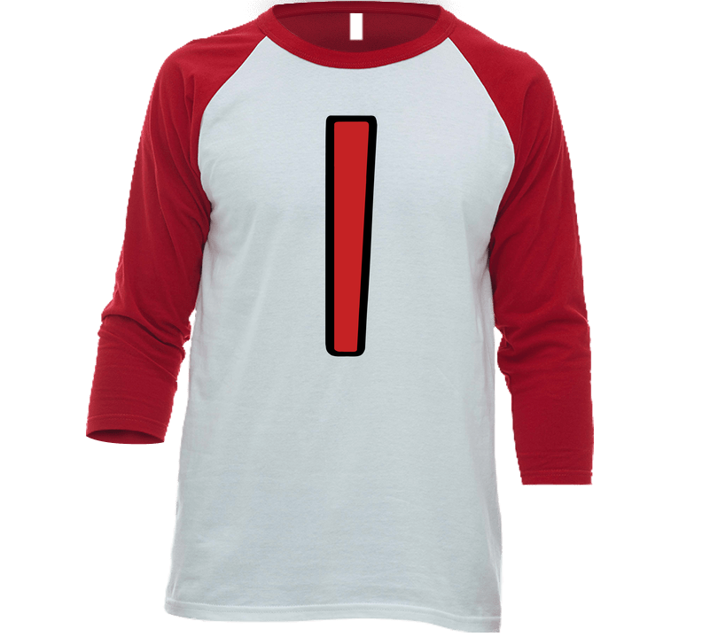 Lynn Loud Loudhouse Fan Costume Raglan 3/4 Sleeve Shirt