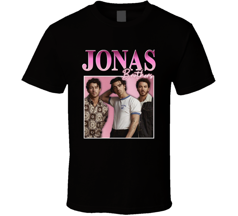 Jonas Brothers Fan Retro One Night T Shirt
