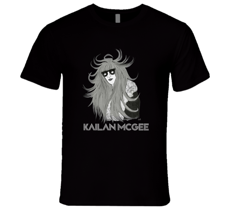 Kailan Mcgee - Songstress - B&W T Shirt