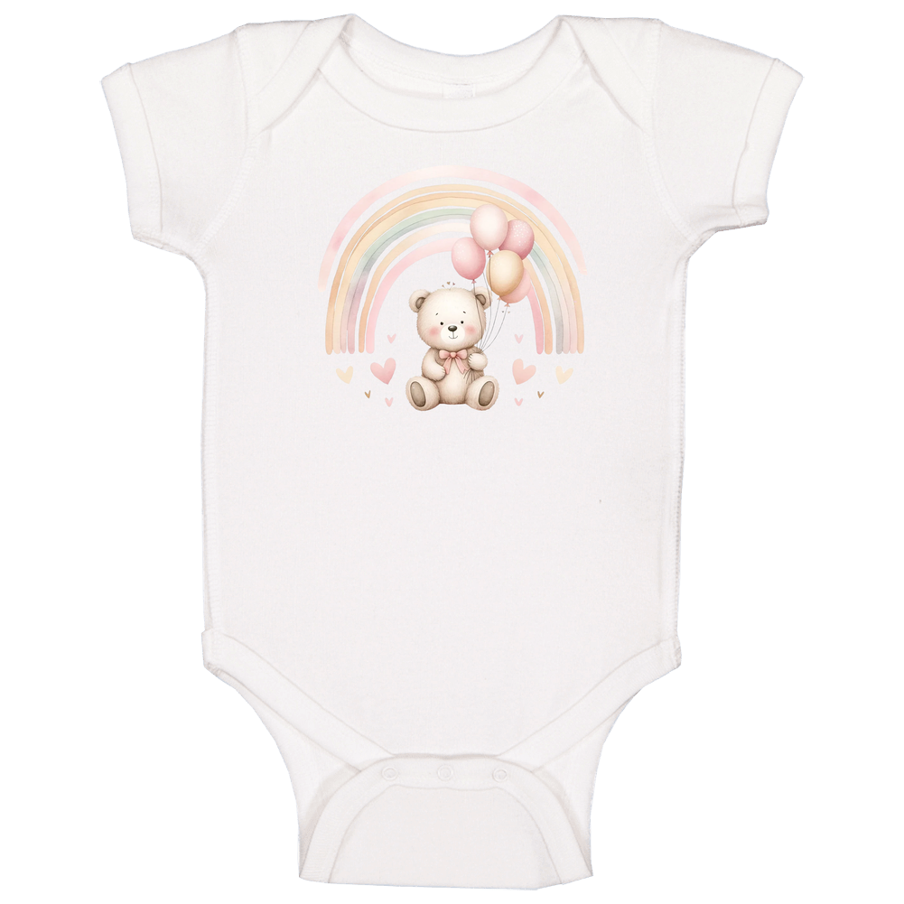 Rainbow Bear Baby One Piece