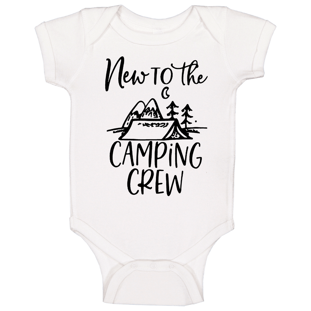 New To The Camping Crew Baby One Piece