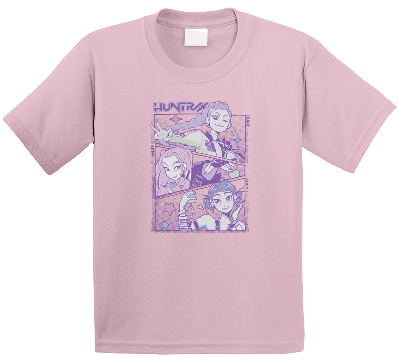 Huntrix Crew Rumi, Mira And Zoey T Shirt Huntrix Crew Rumi, Mira And Zoey T Shirt