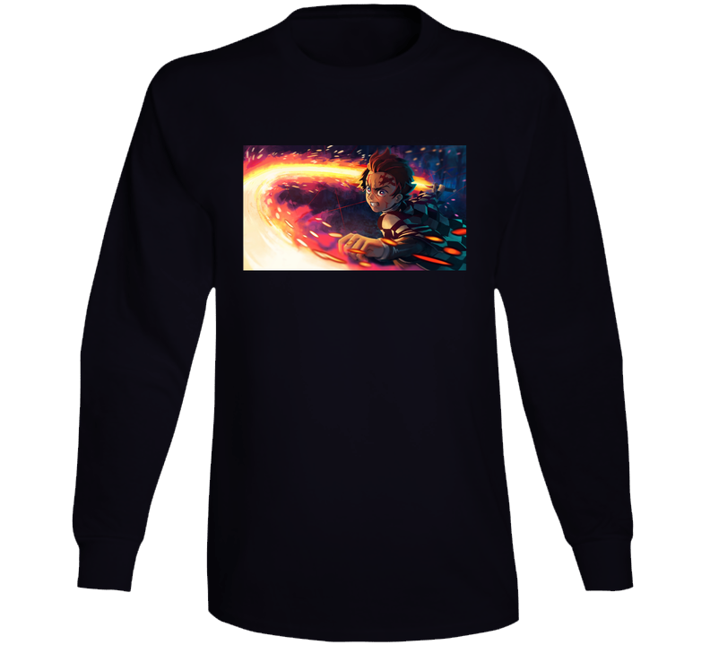 Demon Slayer Fan Long Sleeve T Shirt