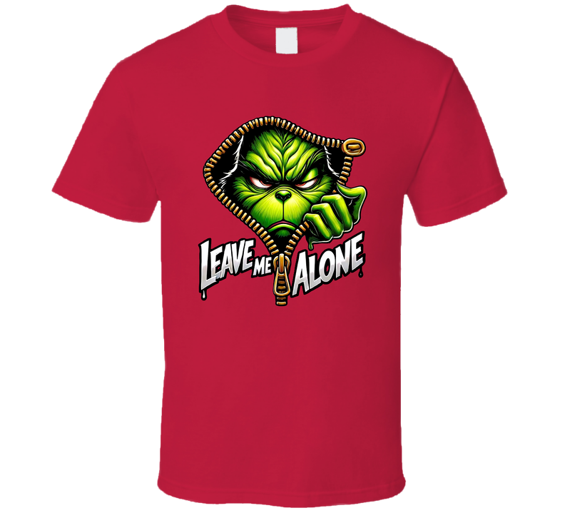 Leave Me Alone Grumpy Grinch T Shirt
