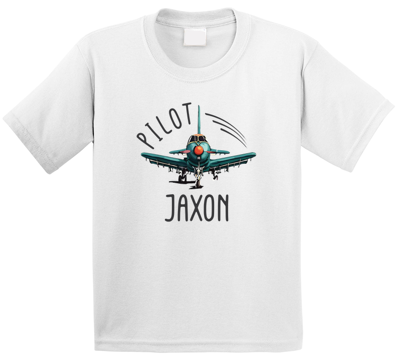 Siblings Pilot & Copilot - Pilot With Custom Name T Shirt