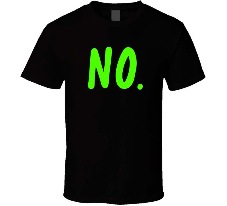 No. Milo Oblong Fan T Shirt