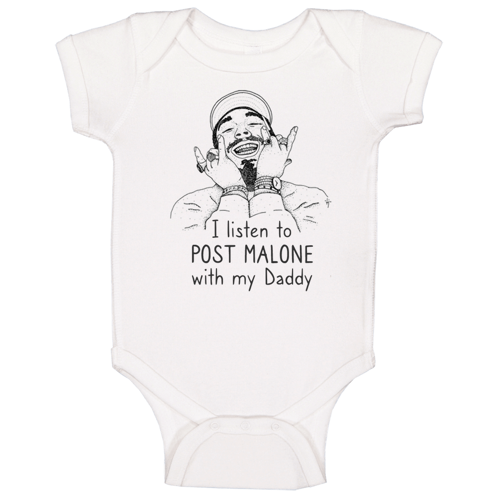 I Listen To Posty With My Daddy Baby One Piece