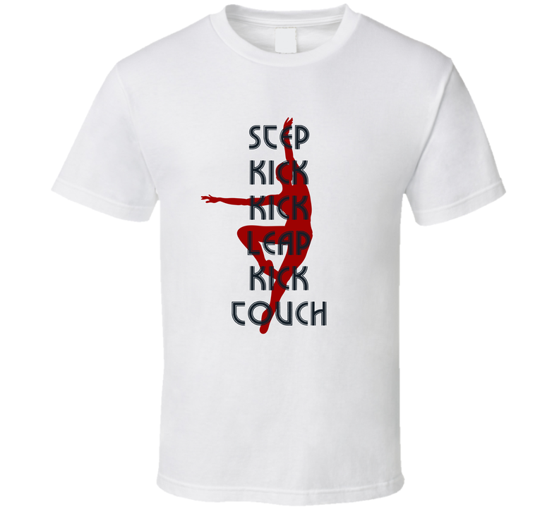 A Chorus Line - Step Kick Kick (white) T Shirt A Chorus Line - Step Kick Kick (white) T Shirt