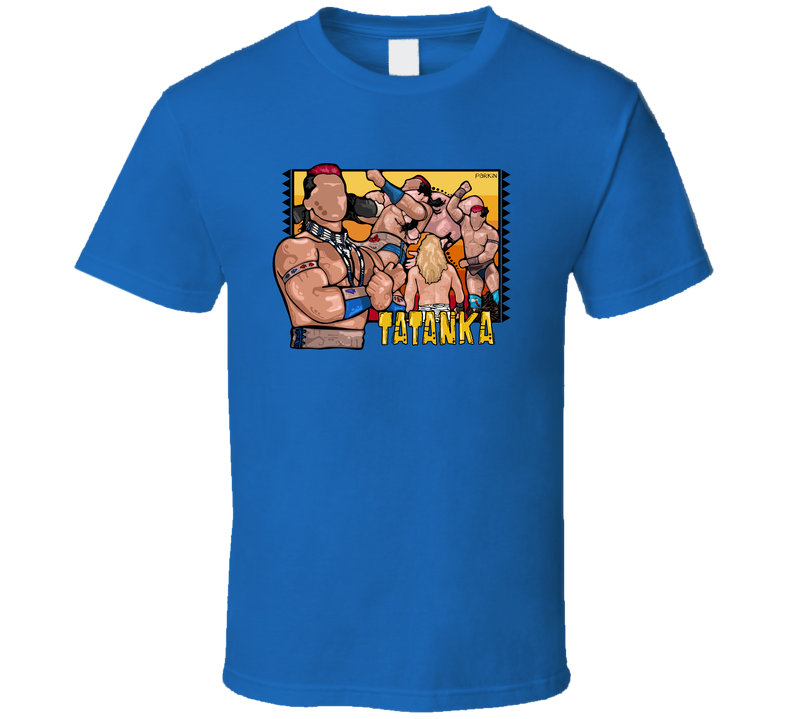 Tatanka WWE Wrestler T Shirt Tatanka WWE Wrestler T Shirt