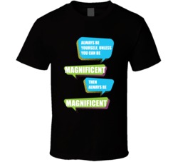 Always Be Yourself Unless You Can Be Magnificent Mario Lemieux Funny Hockey Nickname T Shirt 18864517