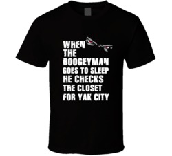Boogeyman Checks For Yak City Nail Yakupov Nickname Hockey Sports T Shirt 18864538