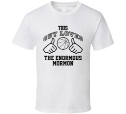 This Guy Loves The Enormous Mormon Shawn Bradley Basketball Nickname T Shirt 18909819