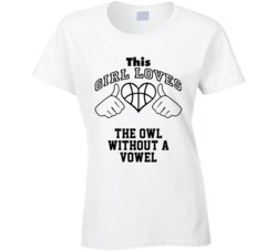 This Girl Loves The Owl Without A Vowel Bill Mlkvy Basketball Nickname T Shirt 18909960