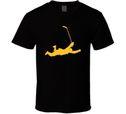 Bobby Orr Flying Goal Dive Famous 1970 Score Silhouette T Shirt 18958345