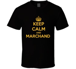 Keep Calm And Brad Marchand Carry On Parody Boston T Shirt 18960097