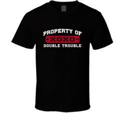 Property Of Double Trouble DeAngelo Williams Jonathan Stewart Love Football Player Nickname T Shirt 18993591