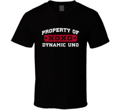 Property Of Dynamic Uno David Wilson Love Football Player Nickname T Shirt 18993608