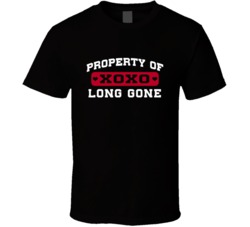 Property Of Long Gone L.G. Dupre Love Football Player Nickname T Shirt 18993785