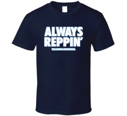 Villanova College Basketball Always Reppin Navy Blue Bench Tshirt 20628347