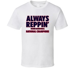 UCONN College Basketball Always Reppin National Champions Bench Tshirt 20856025