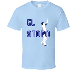 Roberto Osuna Toronto Baseball El Stopo Light Blue Tshirt 20944255