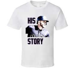 Trevor Story Colorado Baseball History Fan Tshirt 21088742