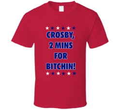 Sidney Crosby Inspired 2 Minutes For Bitchin Washington Hockey Fan Red Tshirt 21623830