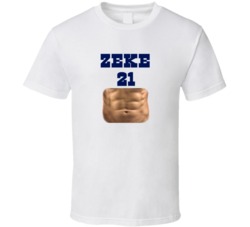 Ezekiel Elliott Inspired Dallas Footbal Draft Fan Tshirt 21657318