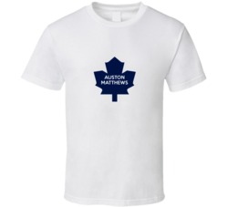 Auston Matthews Toronto Hockey Draft White Fan Tshirt 21696535