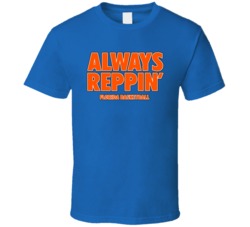 Florida College Basketball Always Reppin Bench Royal Blue Tshirt 21725098