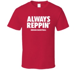 Indiana College Basketball Always Reppin Bench Tshirt 21748743