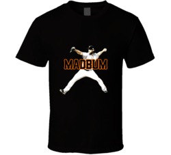 Madison Bumgarner San Francisco Baseball Madbum Fan Black Tshirt 22315212