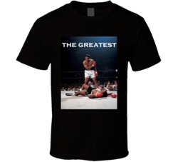 Mohamed Ali Inspired The Greatest Fan Tshirt Black 22534426