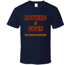 Cleveland Basketball 2016 World Champions Nothing Is Given Fan Tshirt 22677357