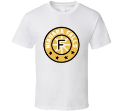 Niagara Falls Flyers Retro Hockey Fan White Tshirt 23482276