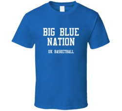 Kentucky College Basketball Big Blue Nation Fan Tshirt 28080740