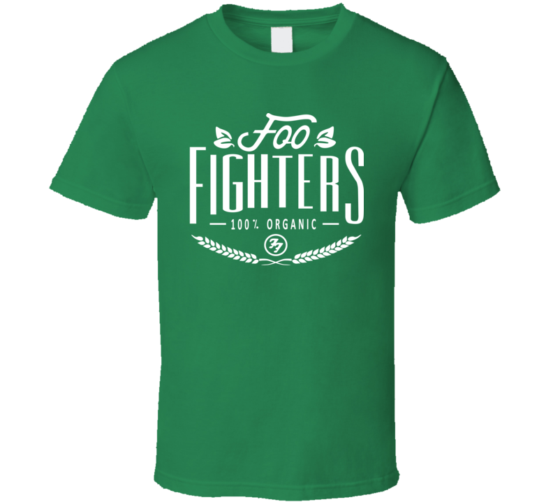 Foo Fighters Band Fan Classic 100% Organic Summer Festival T Shirt Foo Fighters Band Fan Classic 100% Organic Summer Festival T Shirt