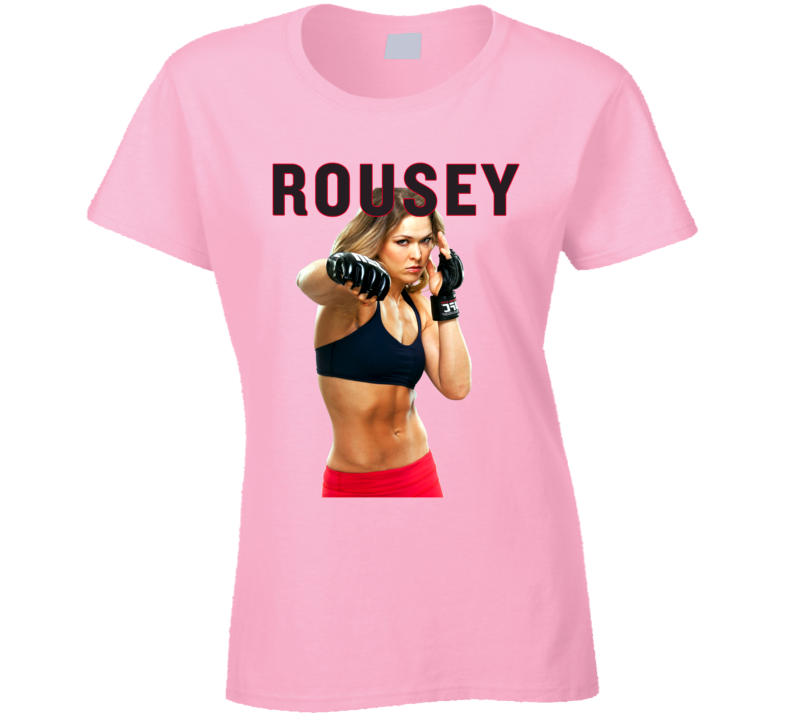 Ronda Rousey UFC Champion Fighter MMA Swimsuit Model Ladies T Shirt Ronda Rousey UFC Champion Fighter MMA Swimsuit Model Ladies T Shirt